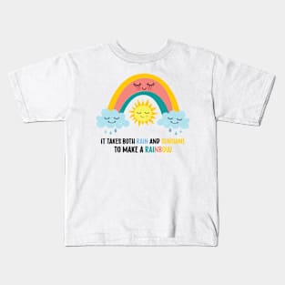 rainbow explain. how rainbows are created Kids T-Shirt